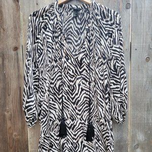 H&M Zebra Tunic / Dress